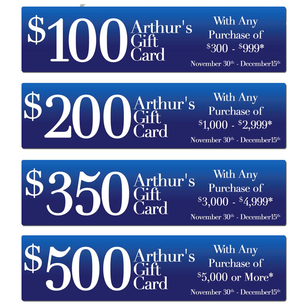 Arthur's Jewelers Gift Cards